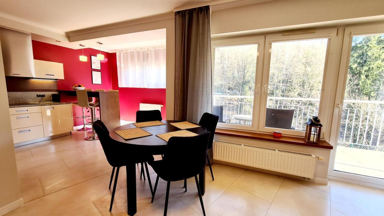 Na Bukowej, Apartament Widokowy Z Duzym Tarasem Wisła Eksteriør bilde